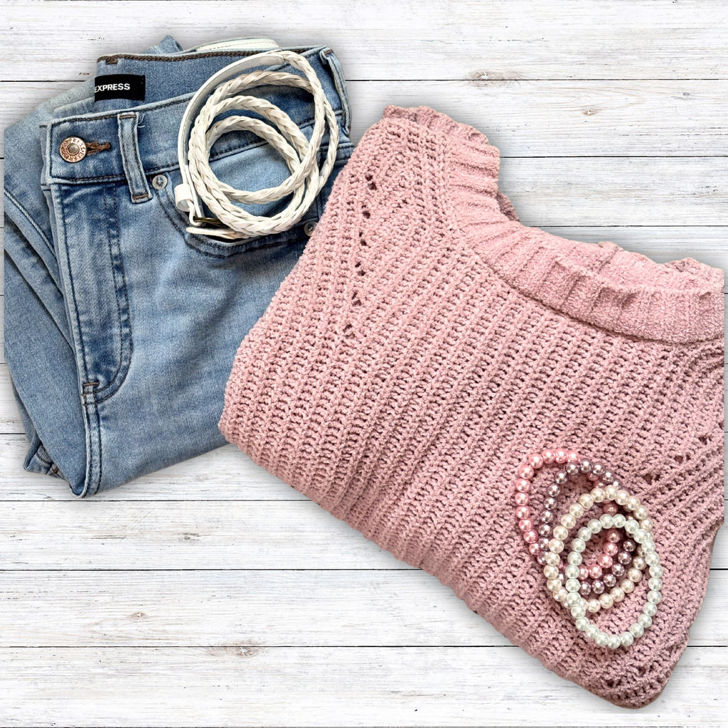 Chic Sweater and Jeans Outfit